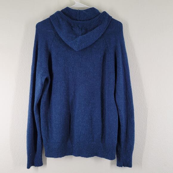 Standard Cloth Urabn Outfitters Pullover Henley Hood Sweater Men Large Blue - Picture 5 of 9